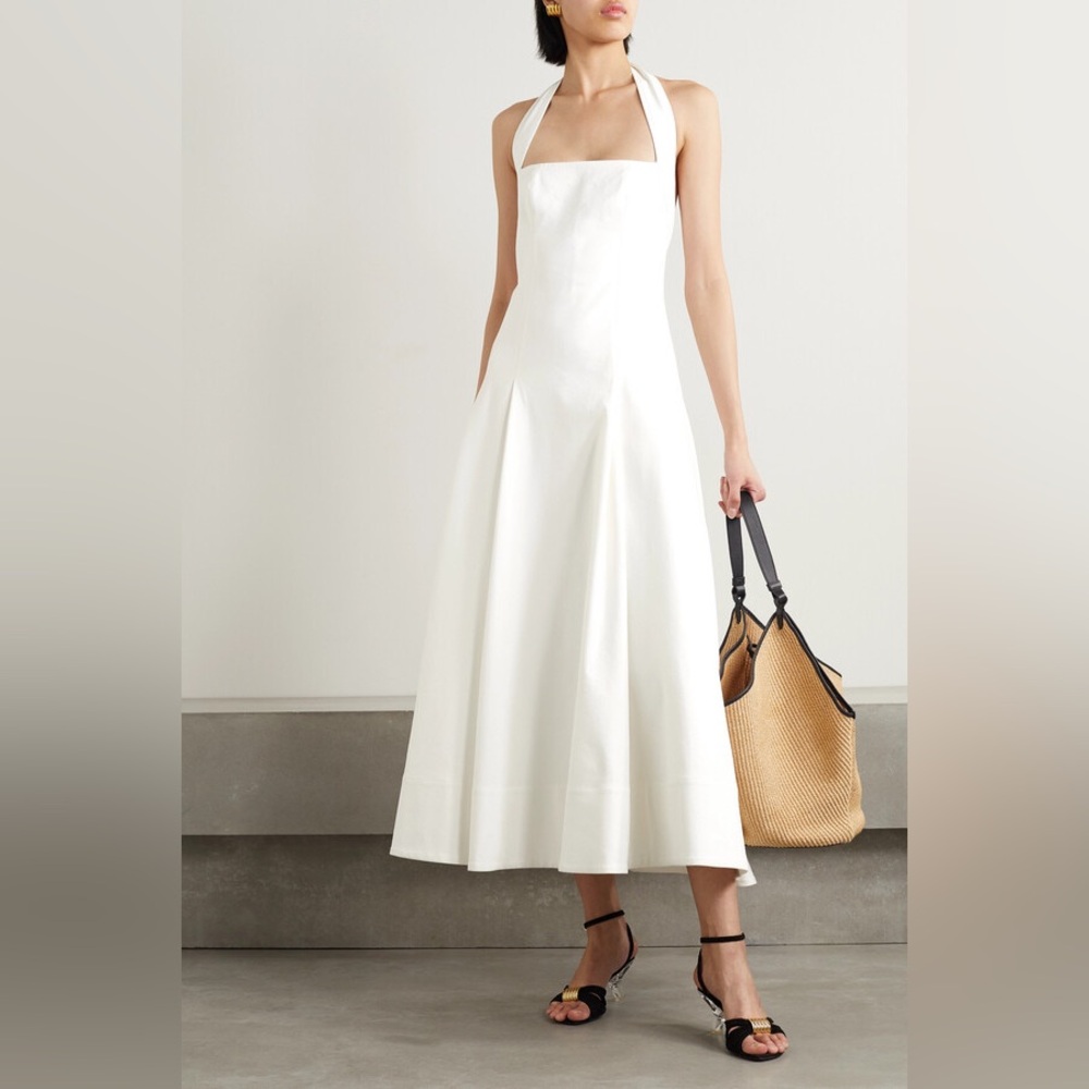 KHAITE Lalita midi dress